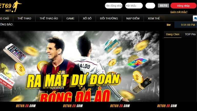 Bet69 có 4 mục game tiêu biểu cho phép anh em thỏa sức trải nghiệm