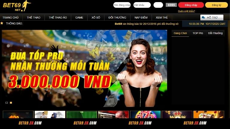 Đăng ký Bet69 anh em yên tâm trải nghiệm vì nhà cái đảm bảo hợp pháp và an toàn