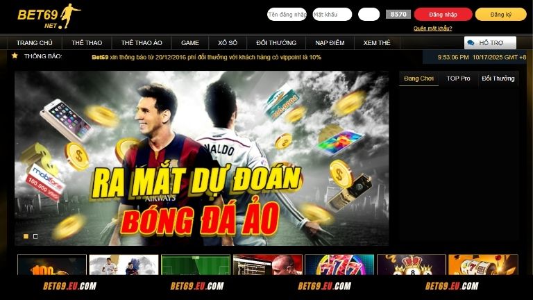Hướng dẫn đăng ký Bet69 – Anh em cần truy cập vào đường link chính thức của nhà cái