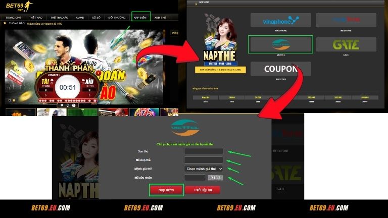 Nạp điểm qua thẻ Viettel đơn giản ai cũng có thể làm được